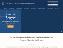 Tablet Screenshot of logosschool.com